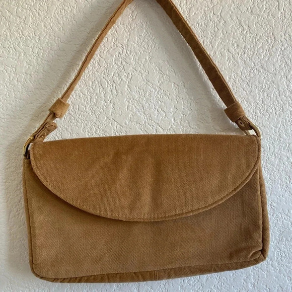 Vintage Victoria Secret camel corduroy Bag - Picture 4 of 6